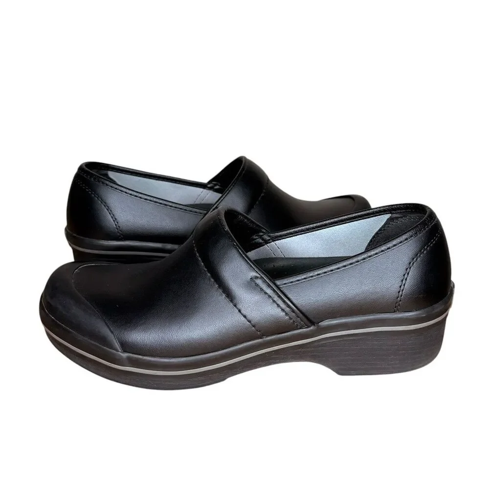 Dansko Women’s Professional Clogs Size 9.5 (EU 40) Black Leather Nursing